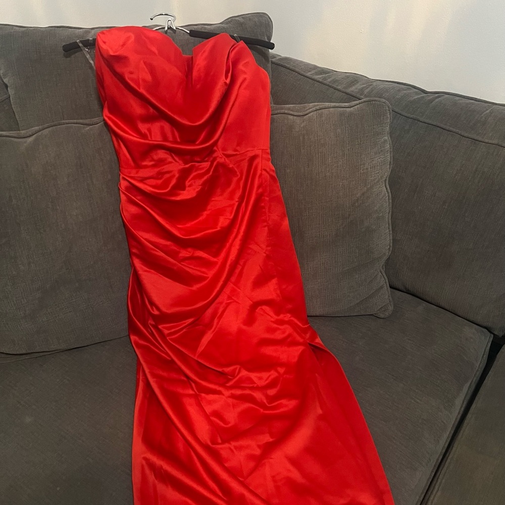 Red dress
